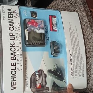 Vehicle Back-Up Camera Wireless System 3.5" LCD Color Monitor